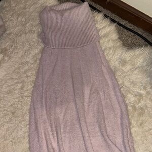 Cozy turtleneck sweater dress